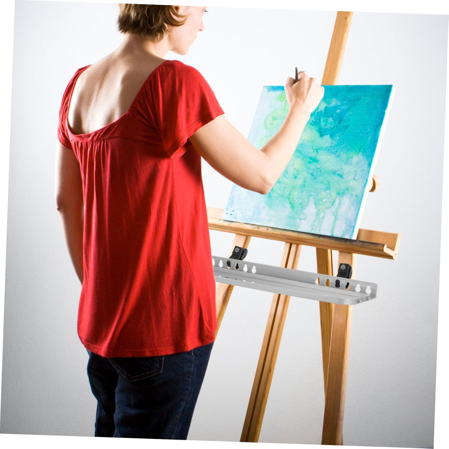DOITOOL Portable Easel Paint Tray Sturdy Lightweight