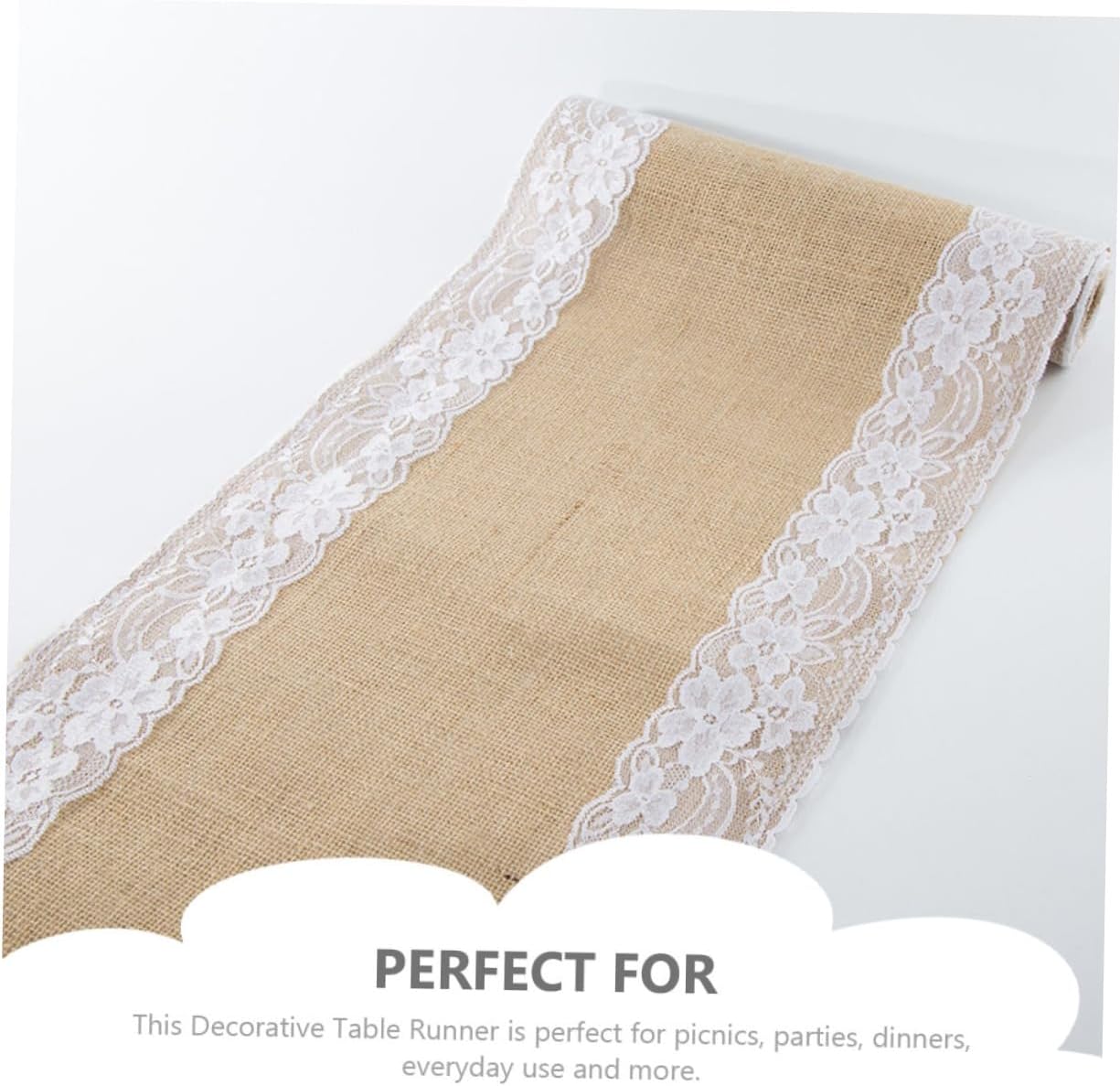 RORPOIR Lace Table Runner for Rustic Weddings and Events
