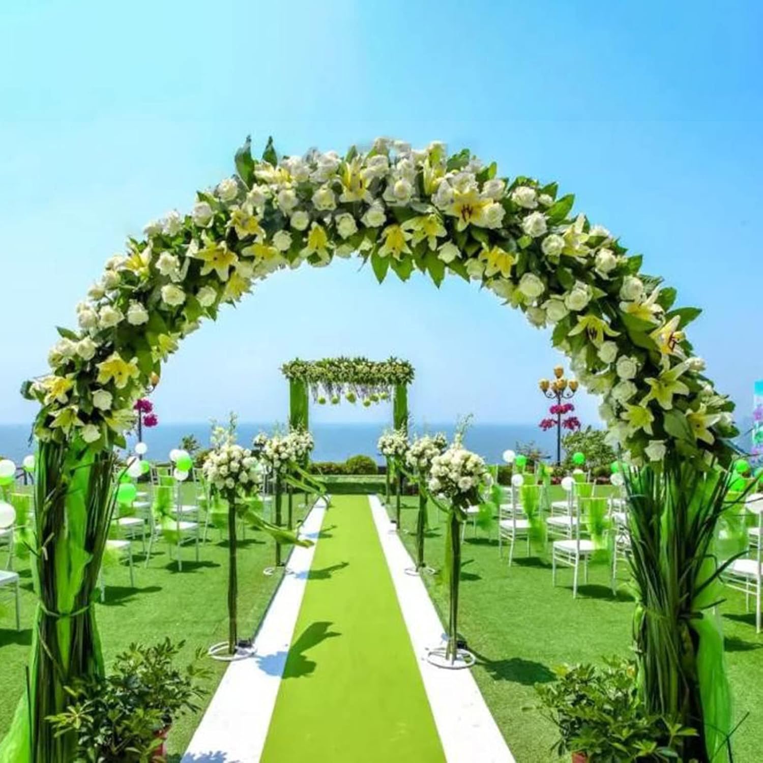 KAMPCO Wedding Aisle Carpet Runner Decor 2mm Thickness Polyester