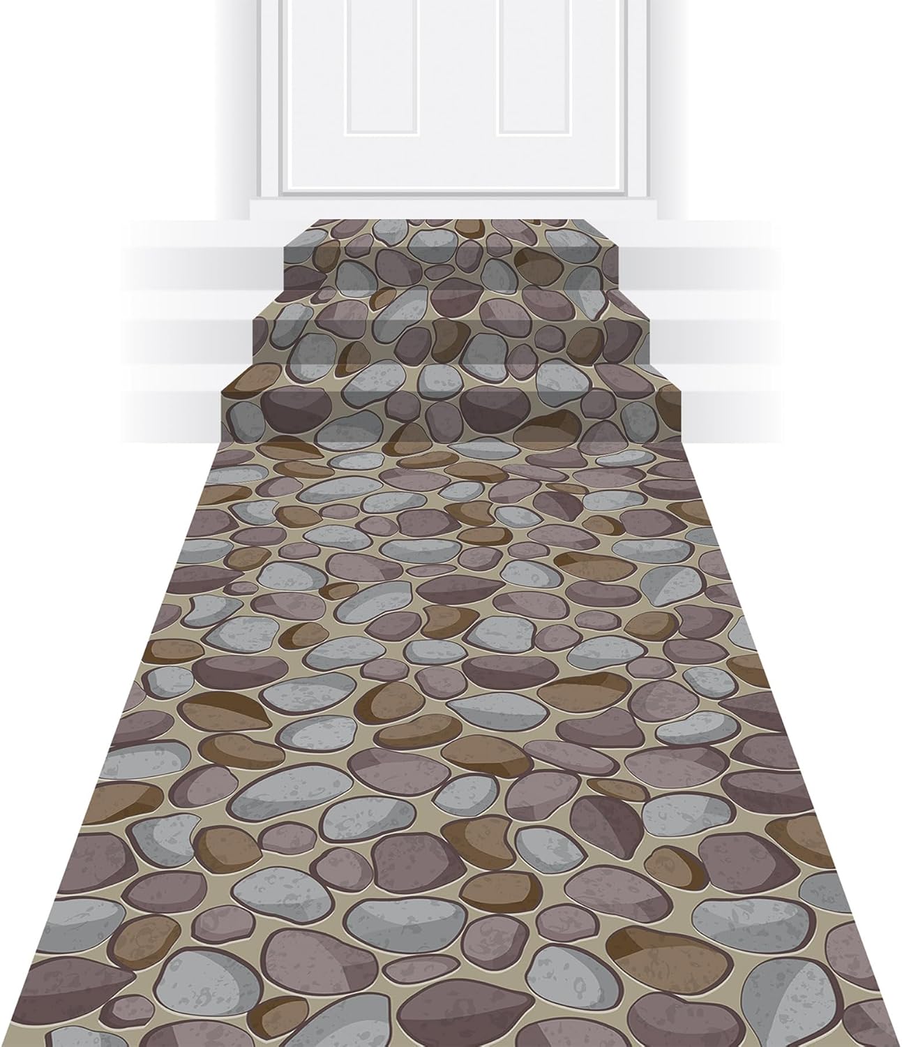 Beistle Cobblestone Aisle Runner Medieval Theme Decor