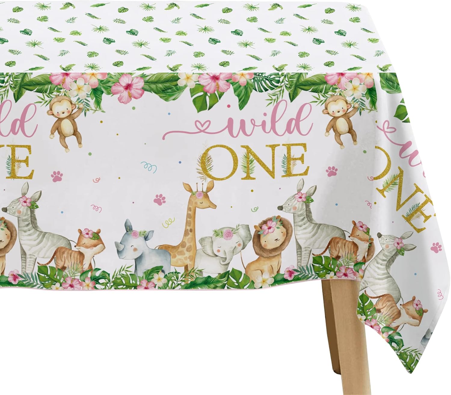 Wild One Birthday Decorations Tablecloth Set