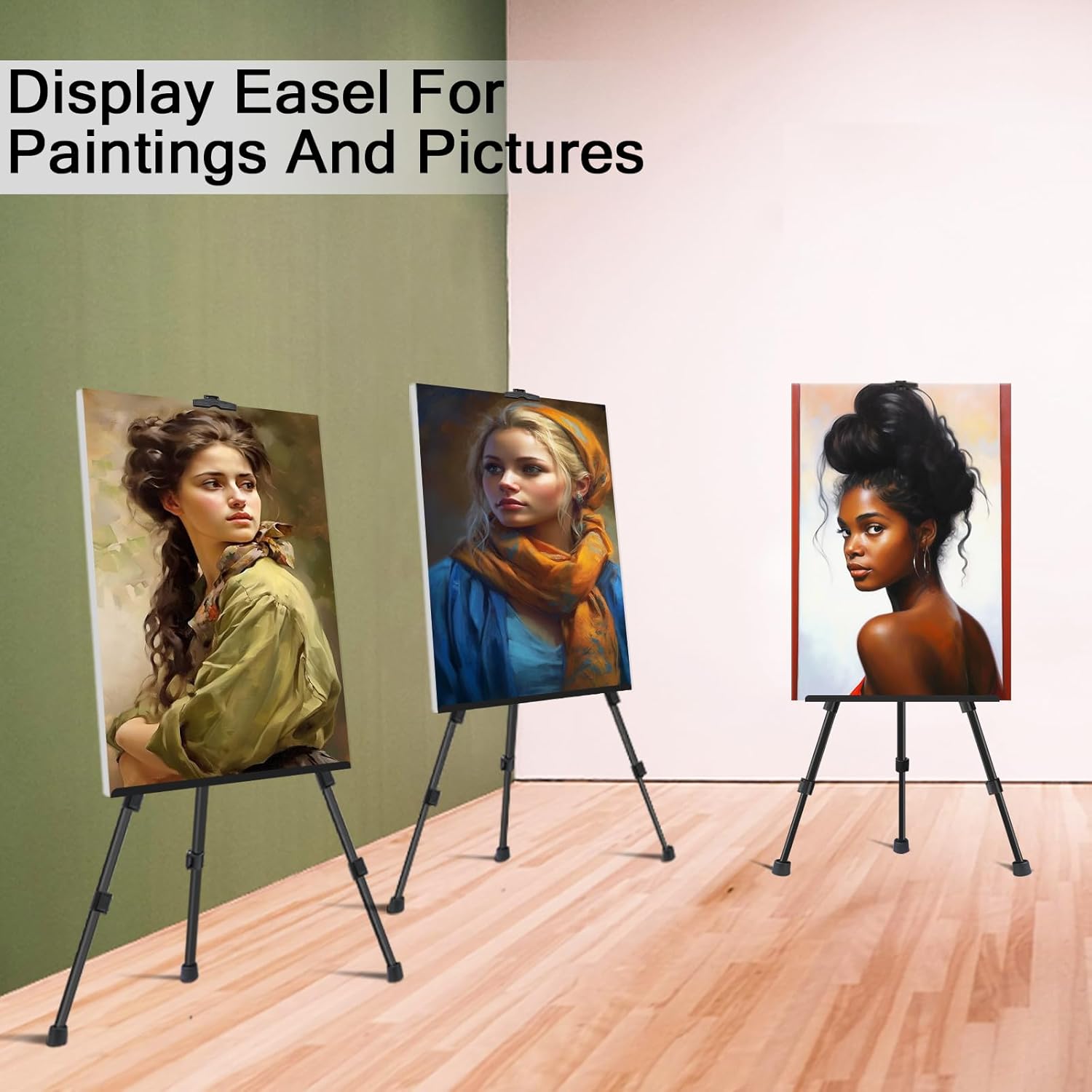 Adjustable Aluminum Art Easel Stand for Painting and Display