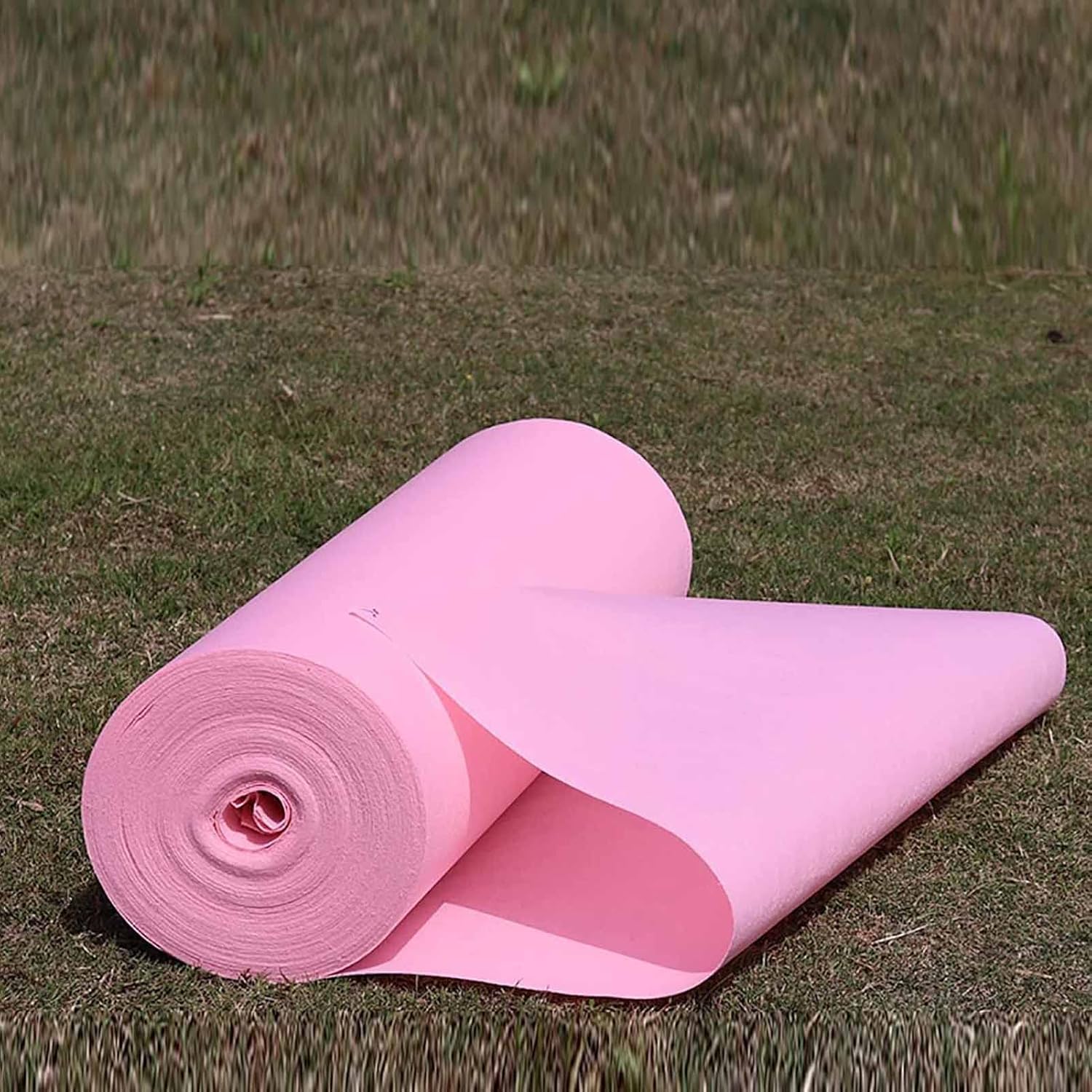 Pink Wedding Aisle Runner 10m 30m Floor Rug for Ceremony