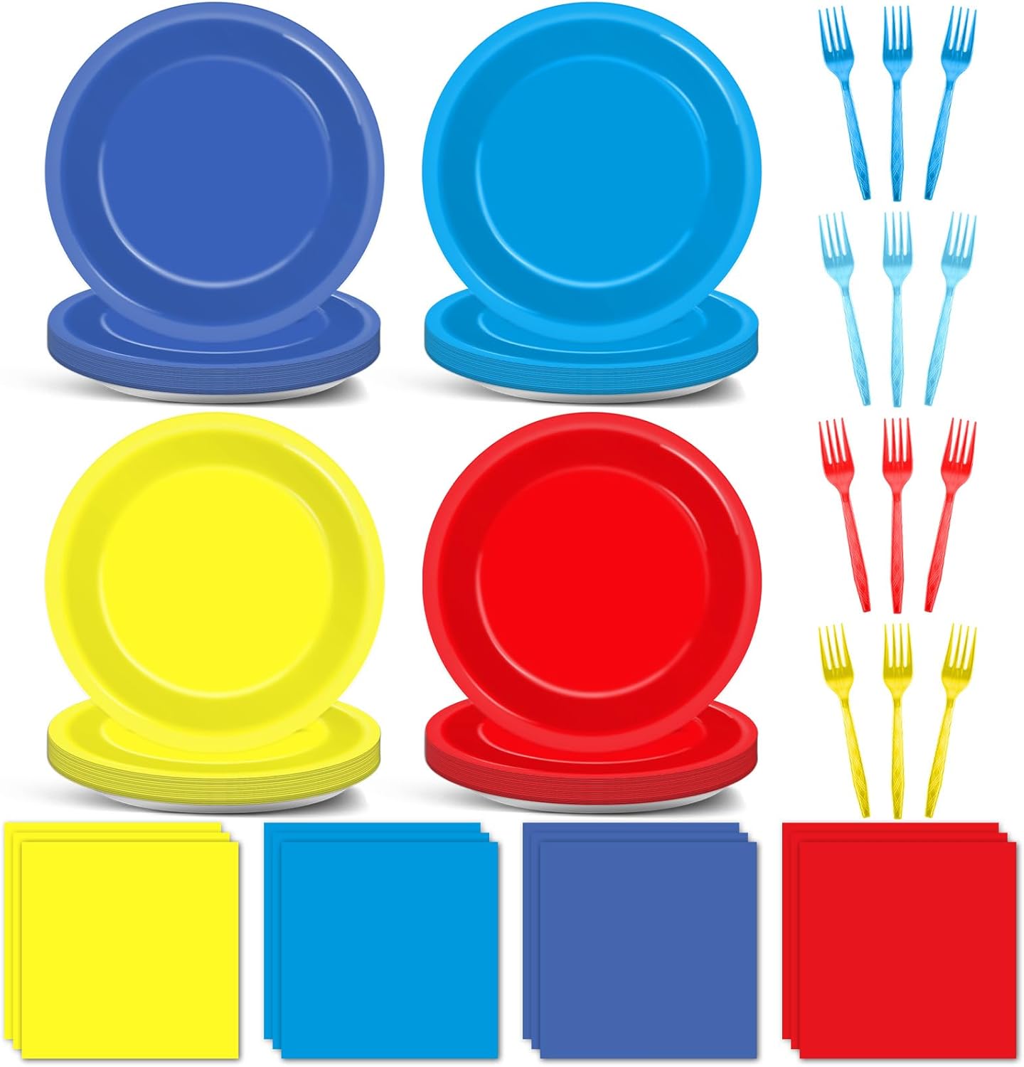Dog Birthday Party Supplies 24 Piece Colorful Set