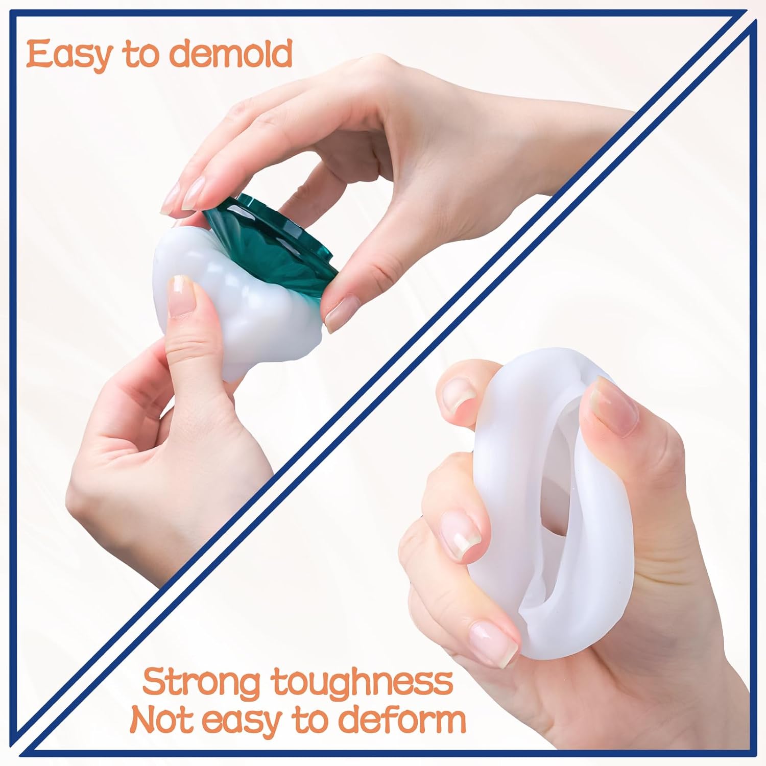 Dacies Silicone Box Mold With Lid for Resin Candle Jars
