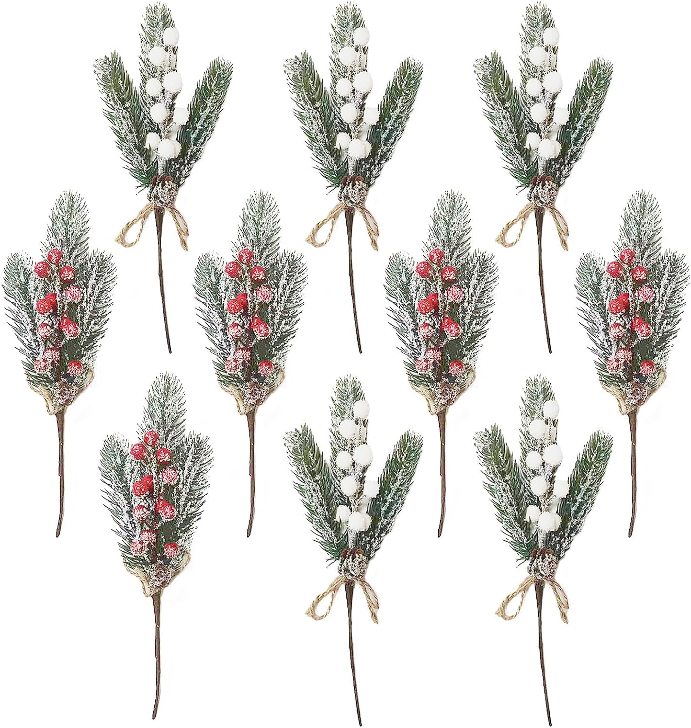 10 Pack 137 Inch Artificial Christmas Pine Branches