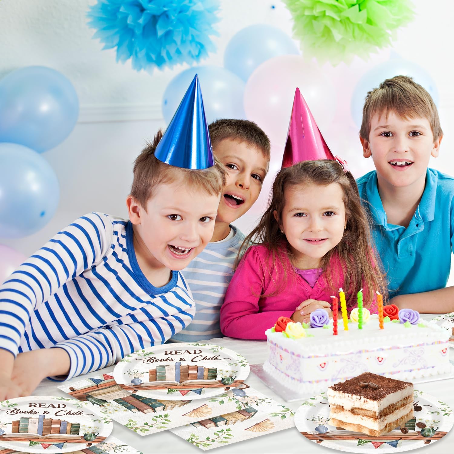 40pcs Book Themed Party Decorations for 20 Guests