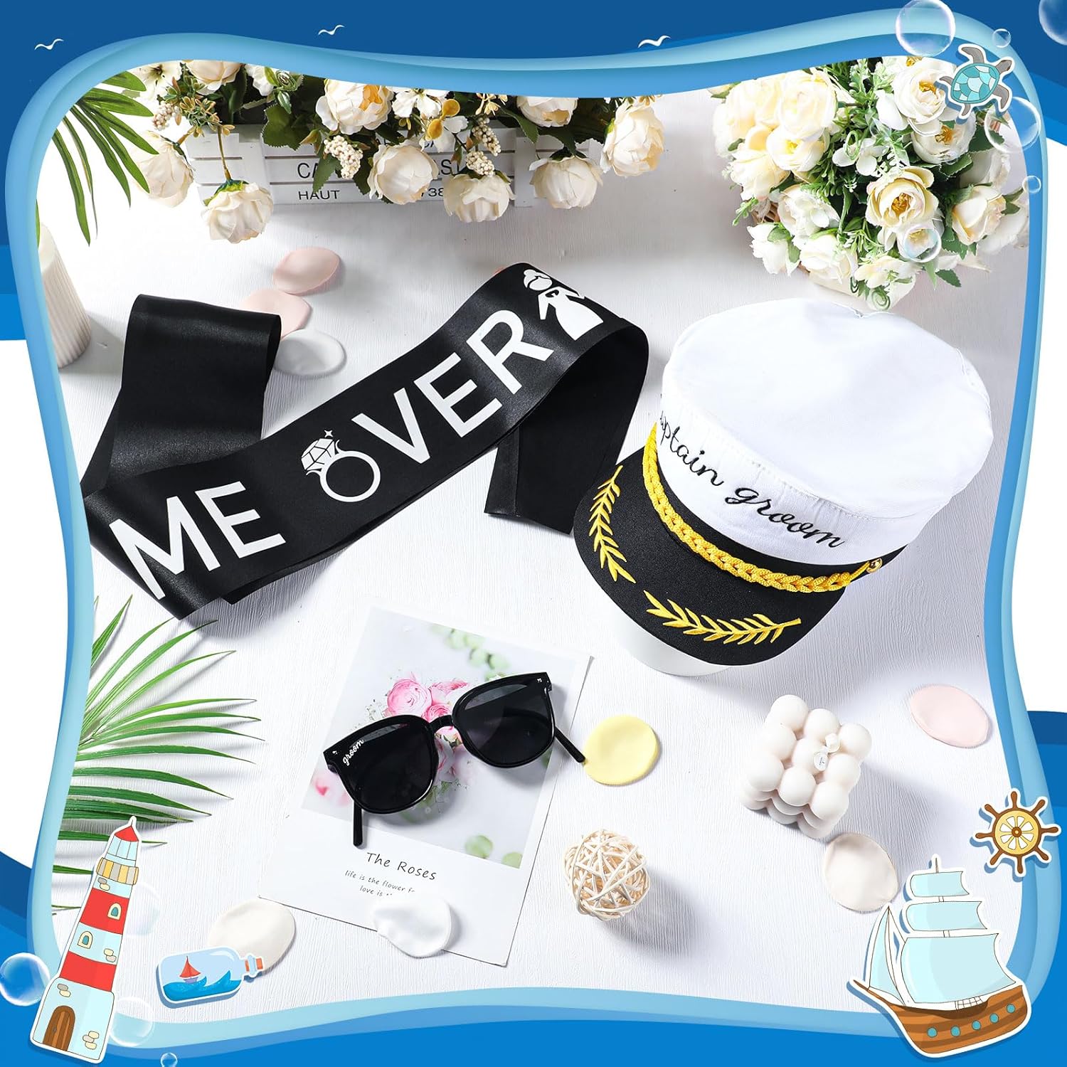 JaGely 3 Pcs Bachelor Party Accessories for Groom Set 1