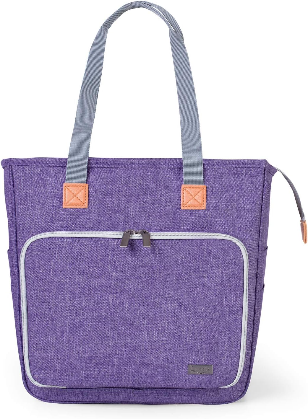 LUXJA Knitting Tote Bag Purple