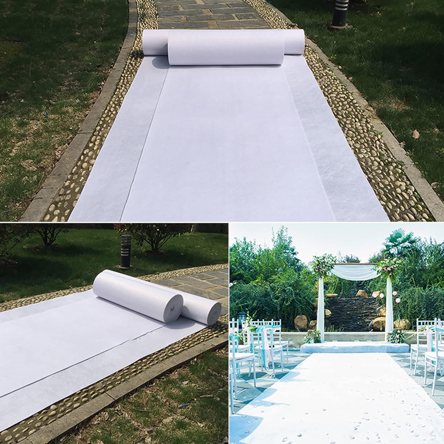 Classic Wedding Aisle Runner for Parties and Events