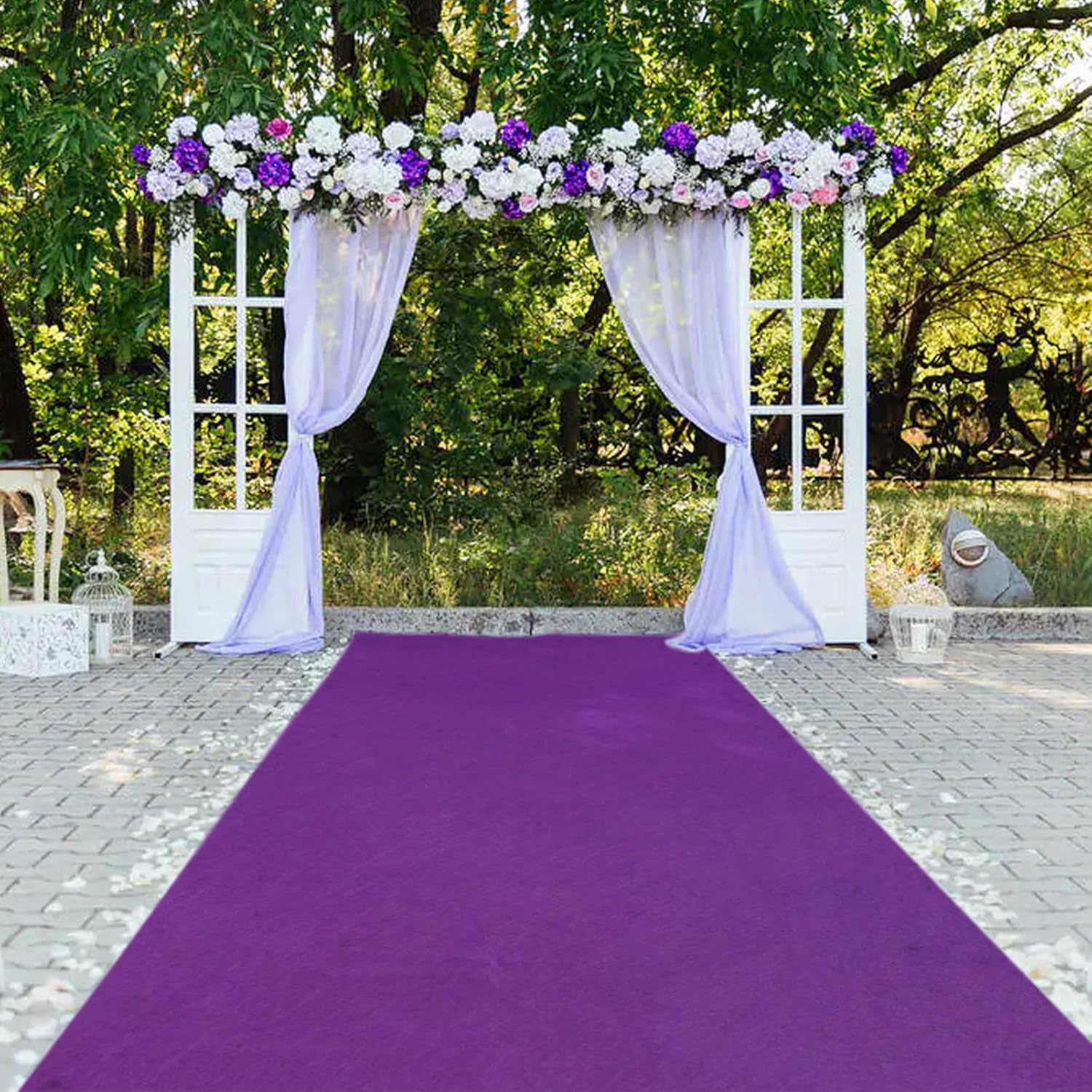 KAMPCO Wedding Aisle Runner for Ceremony and Party