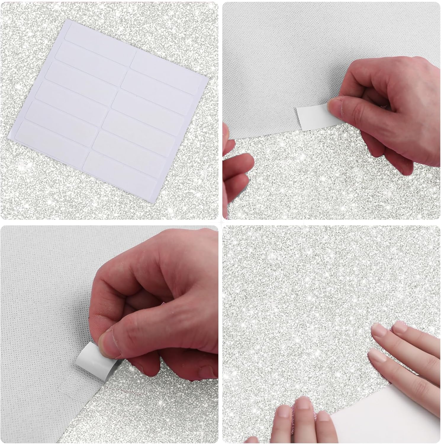 Glitter Carpet Runner Party 200 GSM Non-Woven with Adhesive