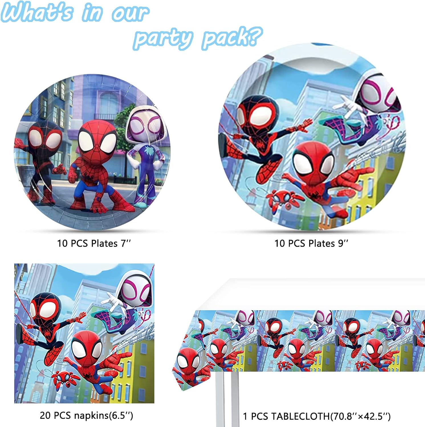 Spidey Birthday Decorations Set