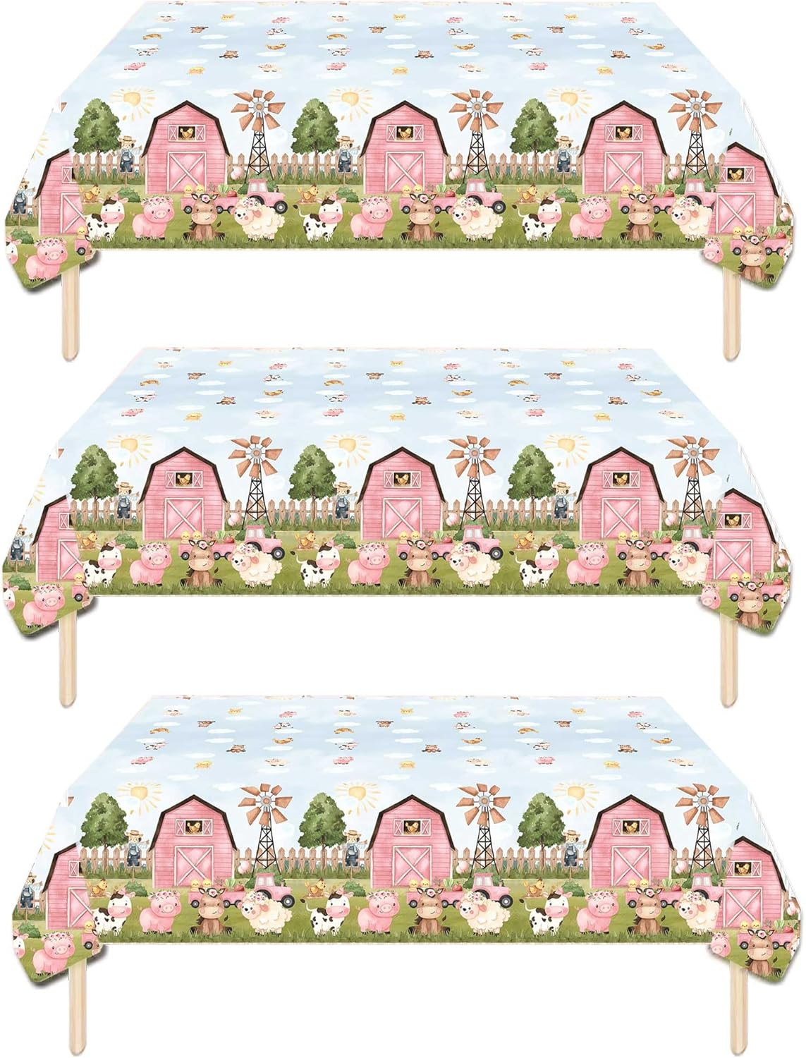 Futi Farm Girl Party Tablecover
