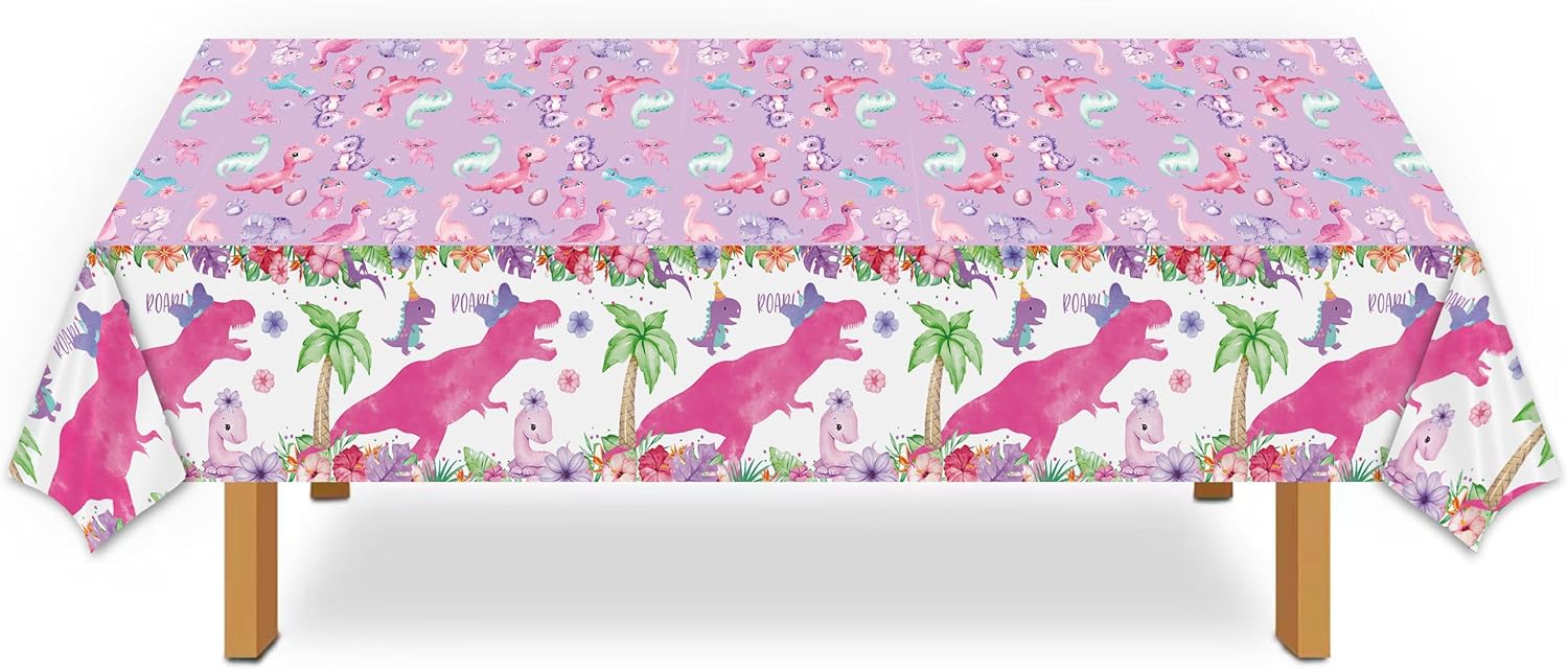 Wenioerz Dinosaur Party Tablecloth 108x54inch