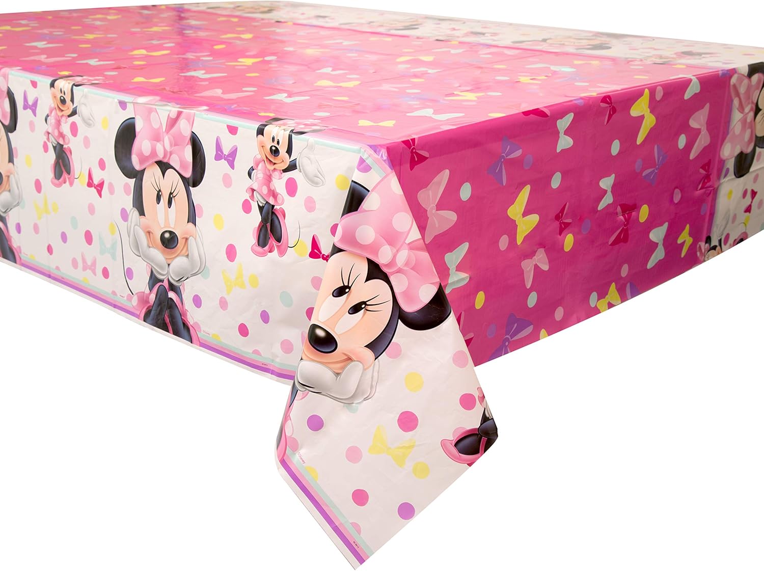 Minnie Bowtique Plastic Party Table Cover 54x84