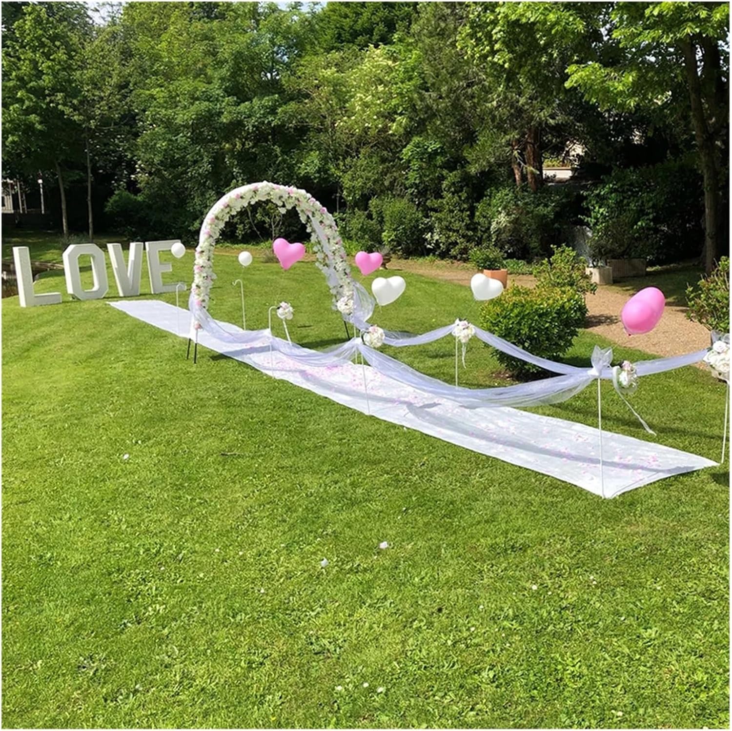 White Anti-Slip Carpet for Wedding and Events