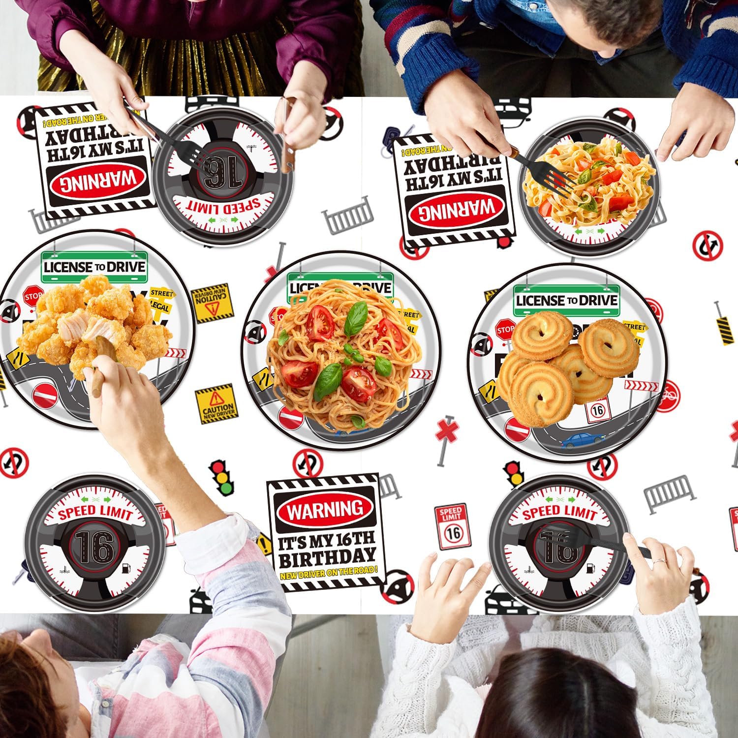 Drivers License 16th Birthday Party Table Set