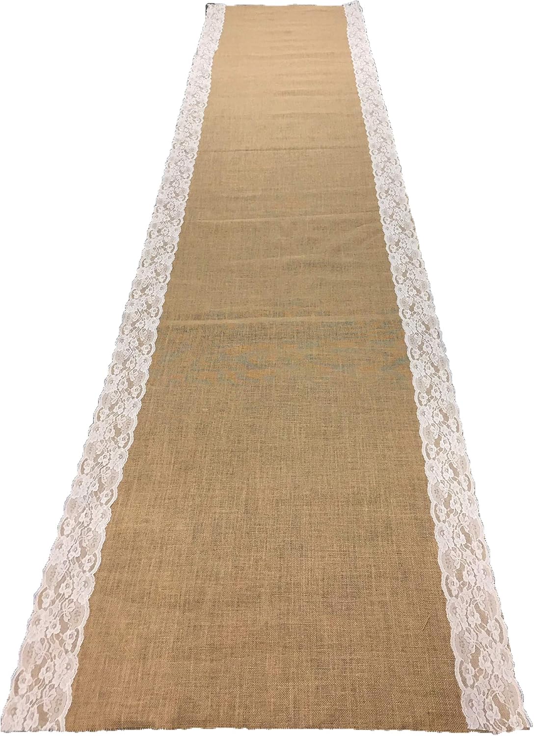 AAYU Premium 40 Inch x 10 Foot Burlap Aisle Runner