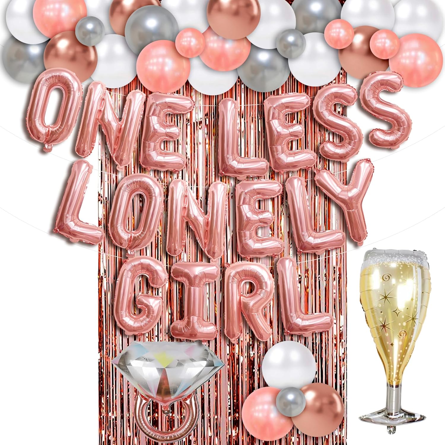 TOLONAG Bachelorette Decor Balloons Party Favors