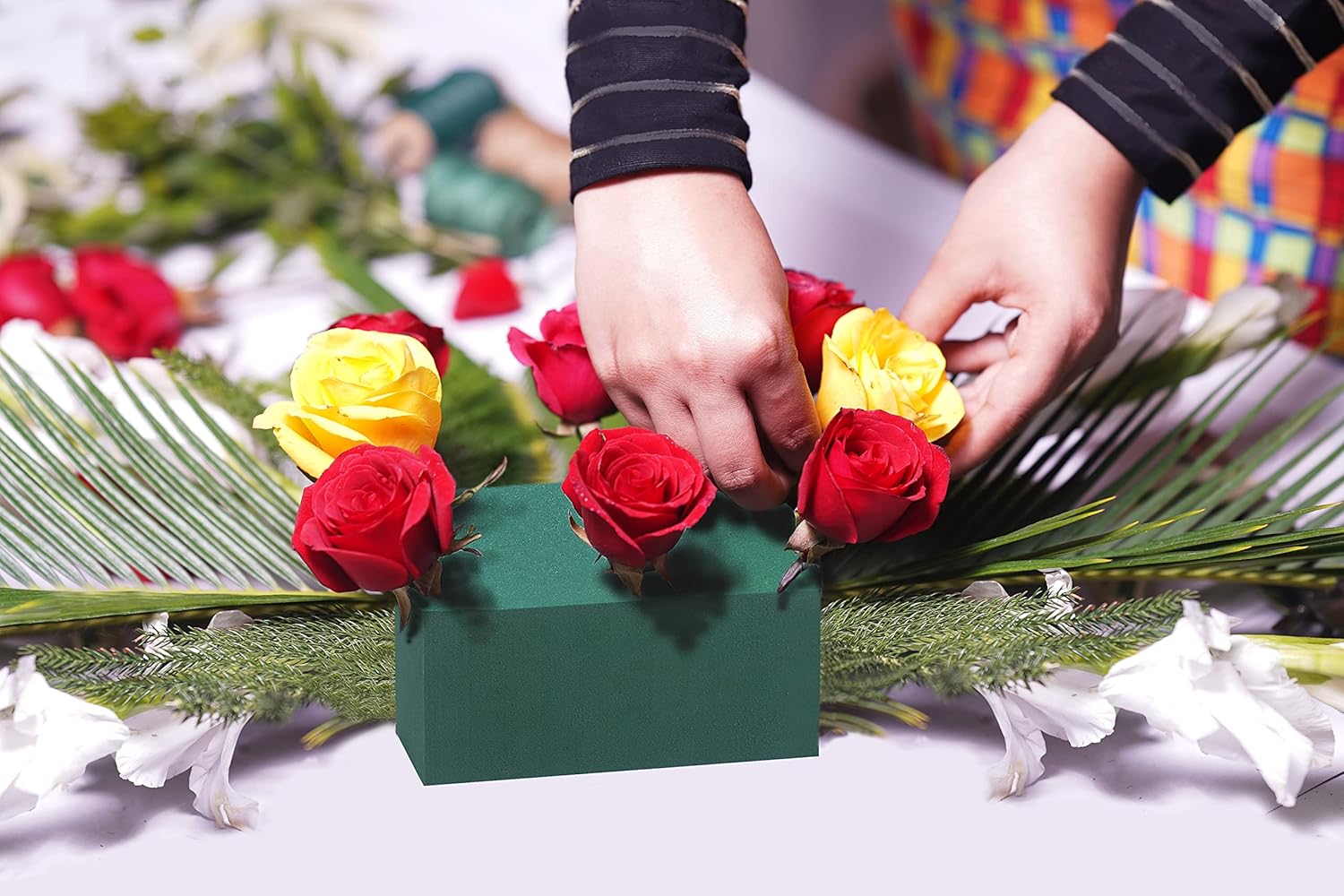 Pack of 6 Floral Foam Blocks for Fresh Artificial Flowers