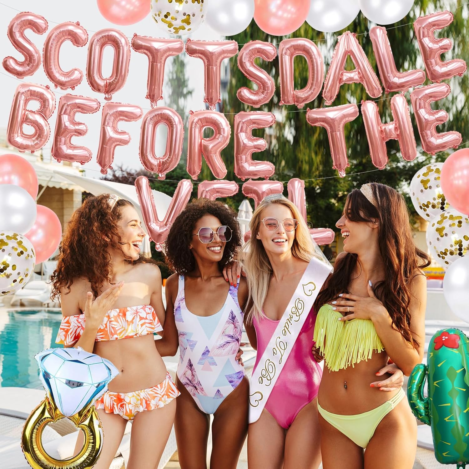 Scottsdale Bachelorette Party Decorations with Balloons