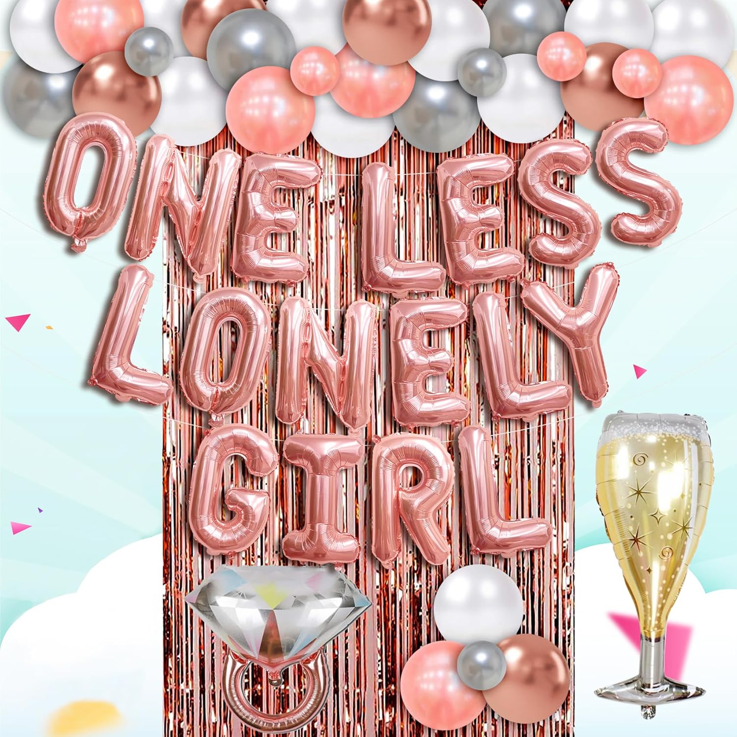 TOLONAG Bachelorette Decor Balloons Party Favors