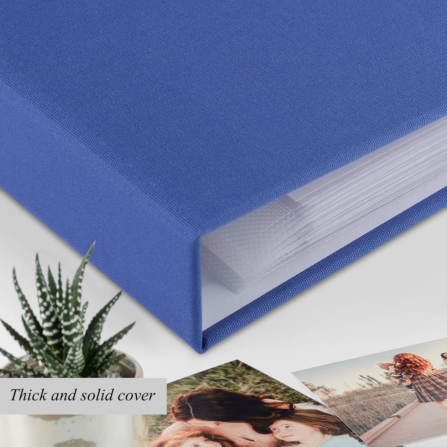 10x10 Inch 3 Ring Scrapbook Album with 60 Pages and Fabric Cover