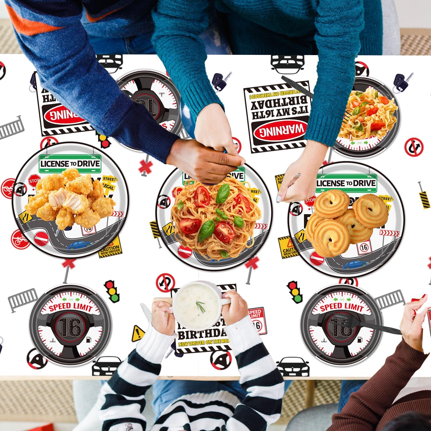 Drivers License 16th Birthday Party Table Set