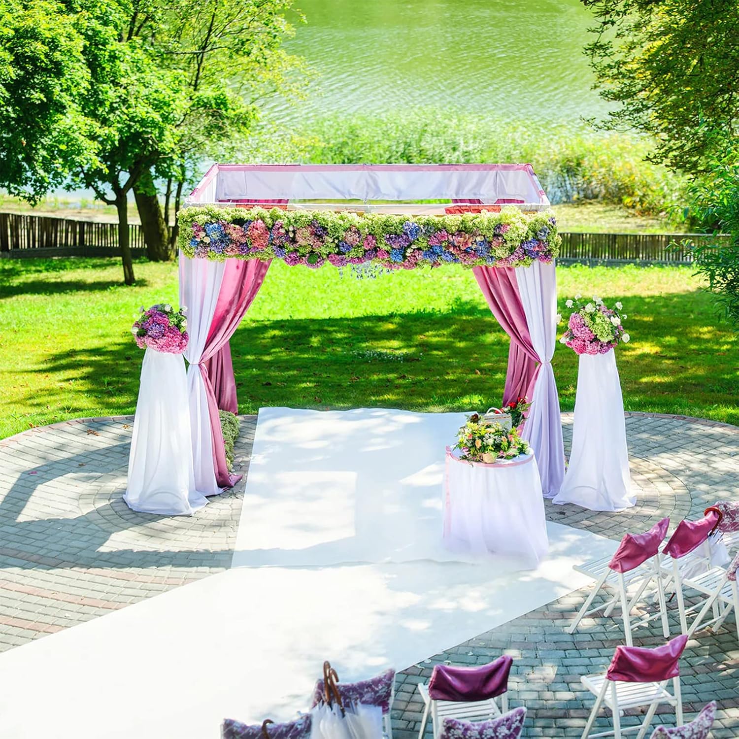 KAMPCO Wedding Aisle Runner Carpet 2mm Thickness