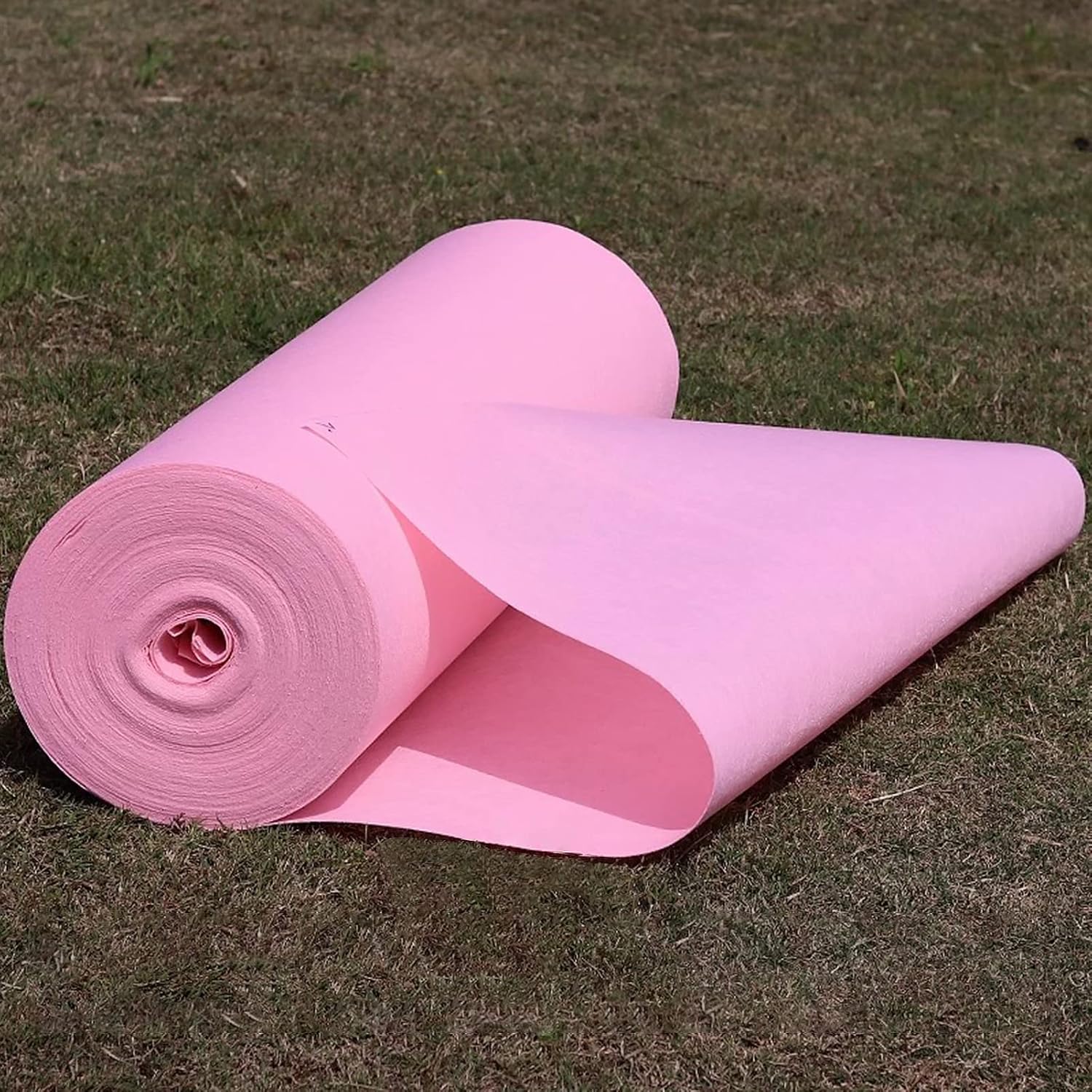 KAMPCO Wedding Aisle Runner Pink 2mm Polyester Carpet