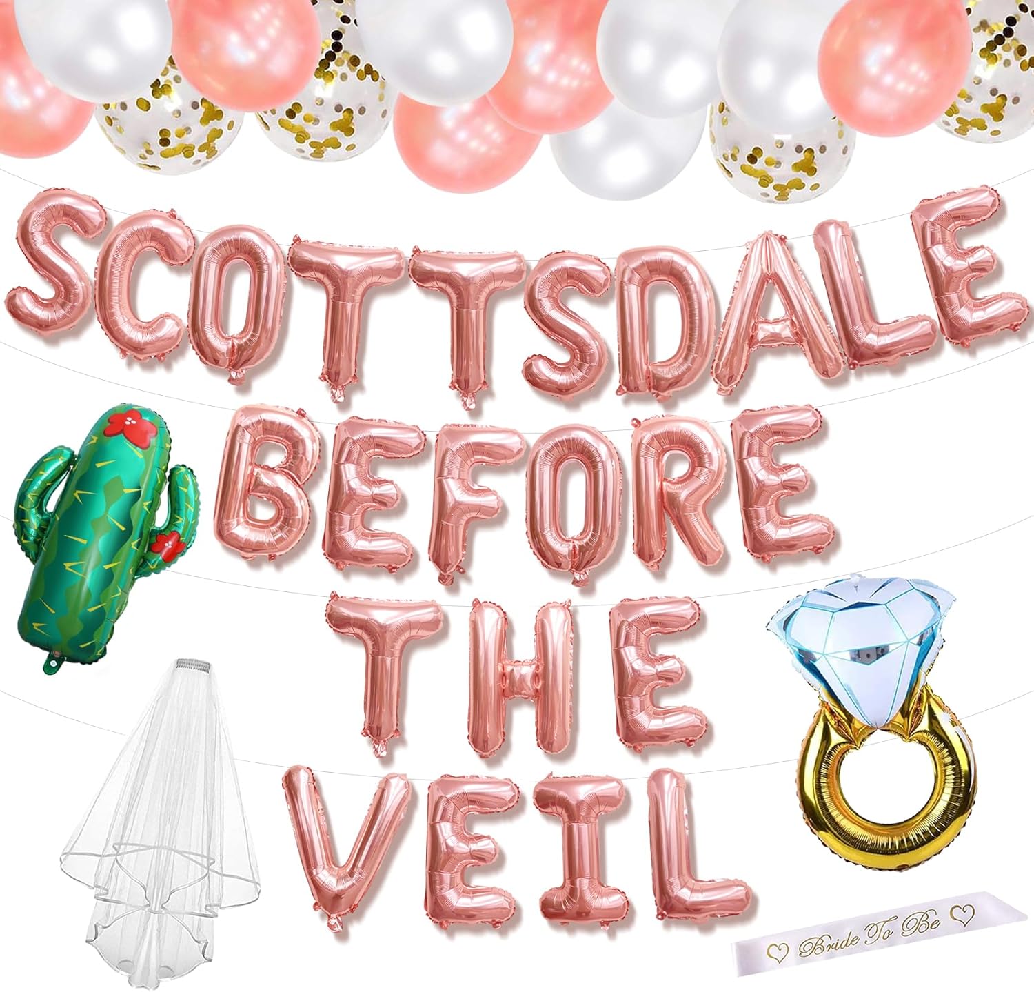 Scottsdale Bachelorette Party Decorations with Balloons