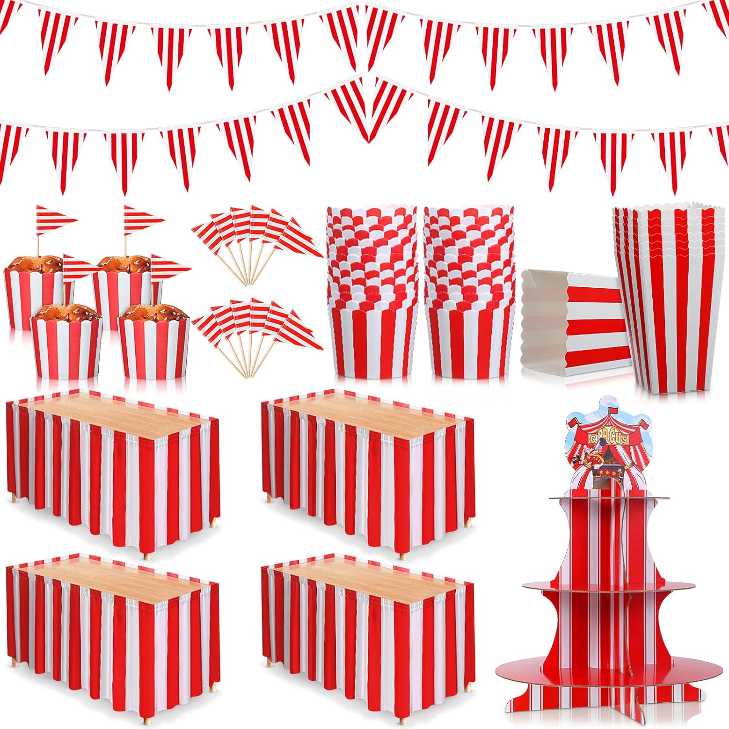 Tatuo Circus Theme Decorations Set for Parties
