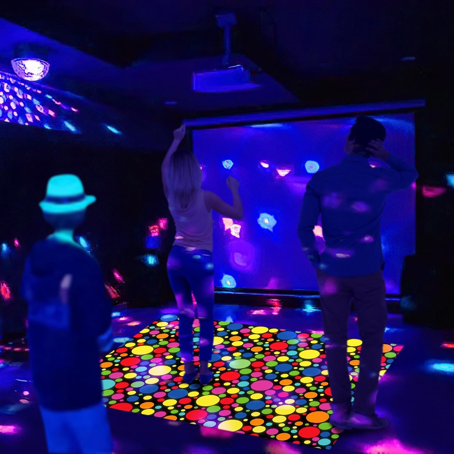 UNICORN ELEMENT Neon Dance Floor Runner 787x59 Inch