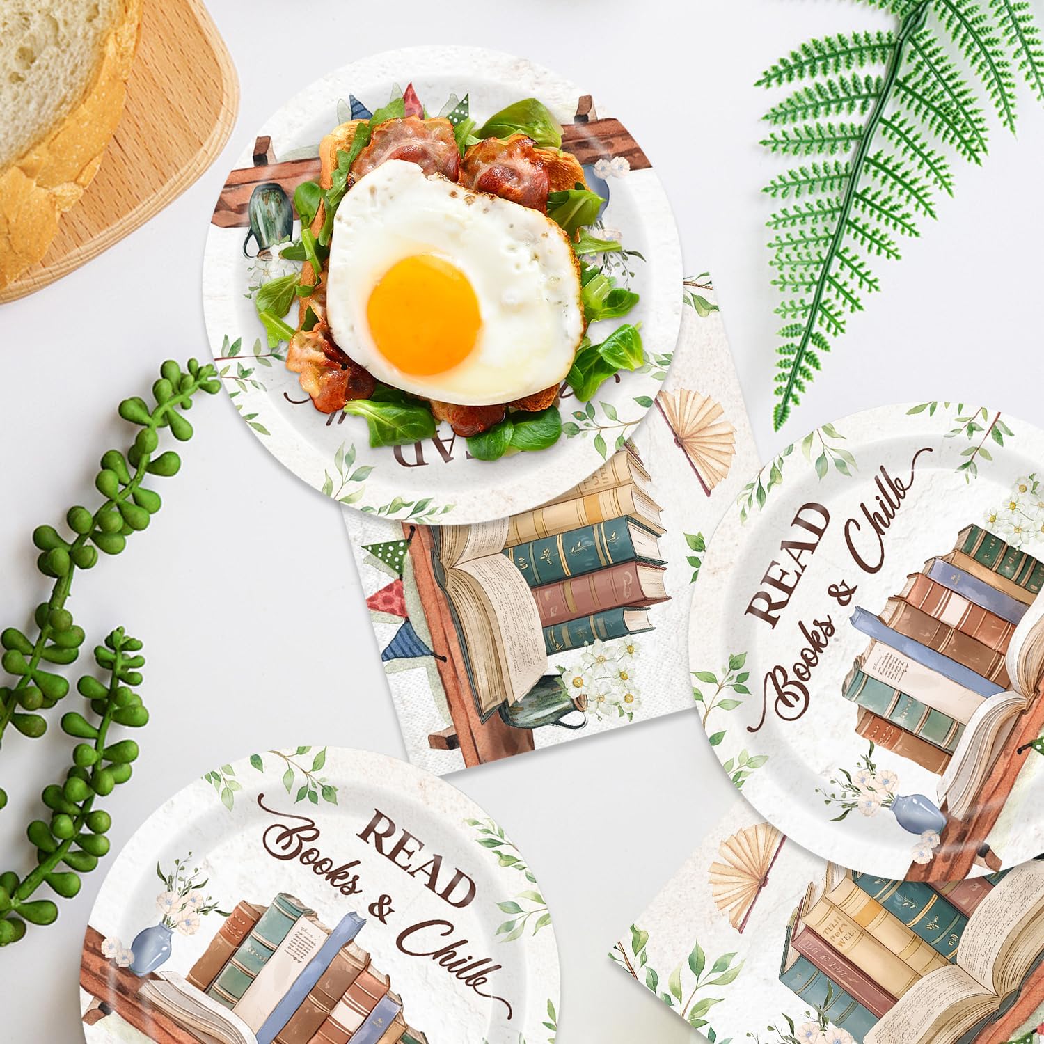 40pcs Book Themed Party Decorations for 20 Guests