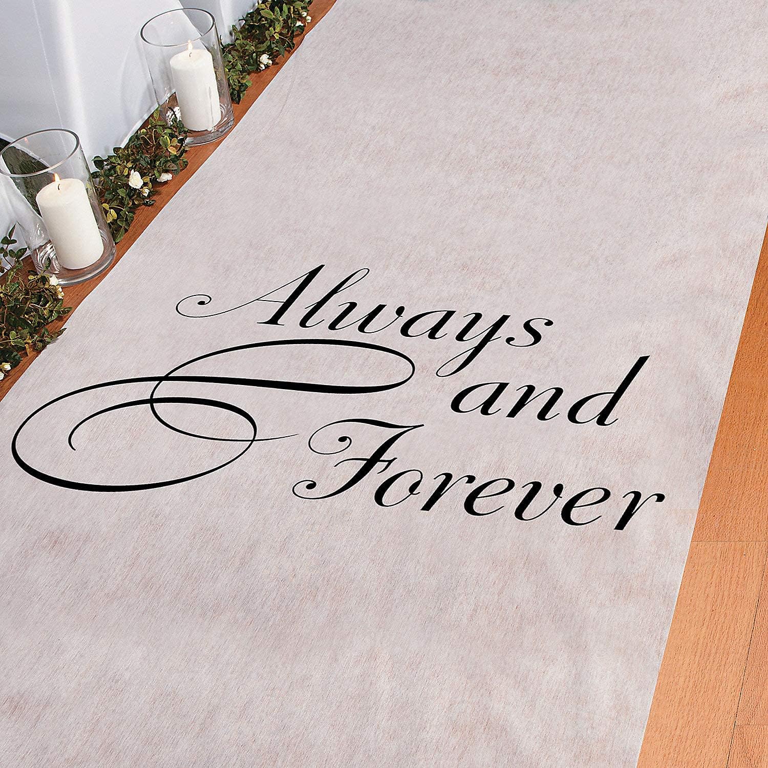 Fun Express Aisle Runner for Wedding Ceremony Outside 1