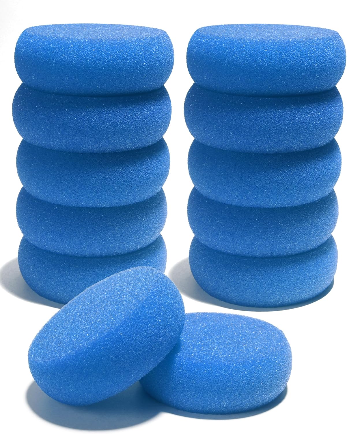 Round Synthetic Artist Sponges 12pcs 296inch Blue