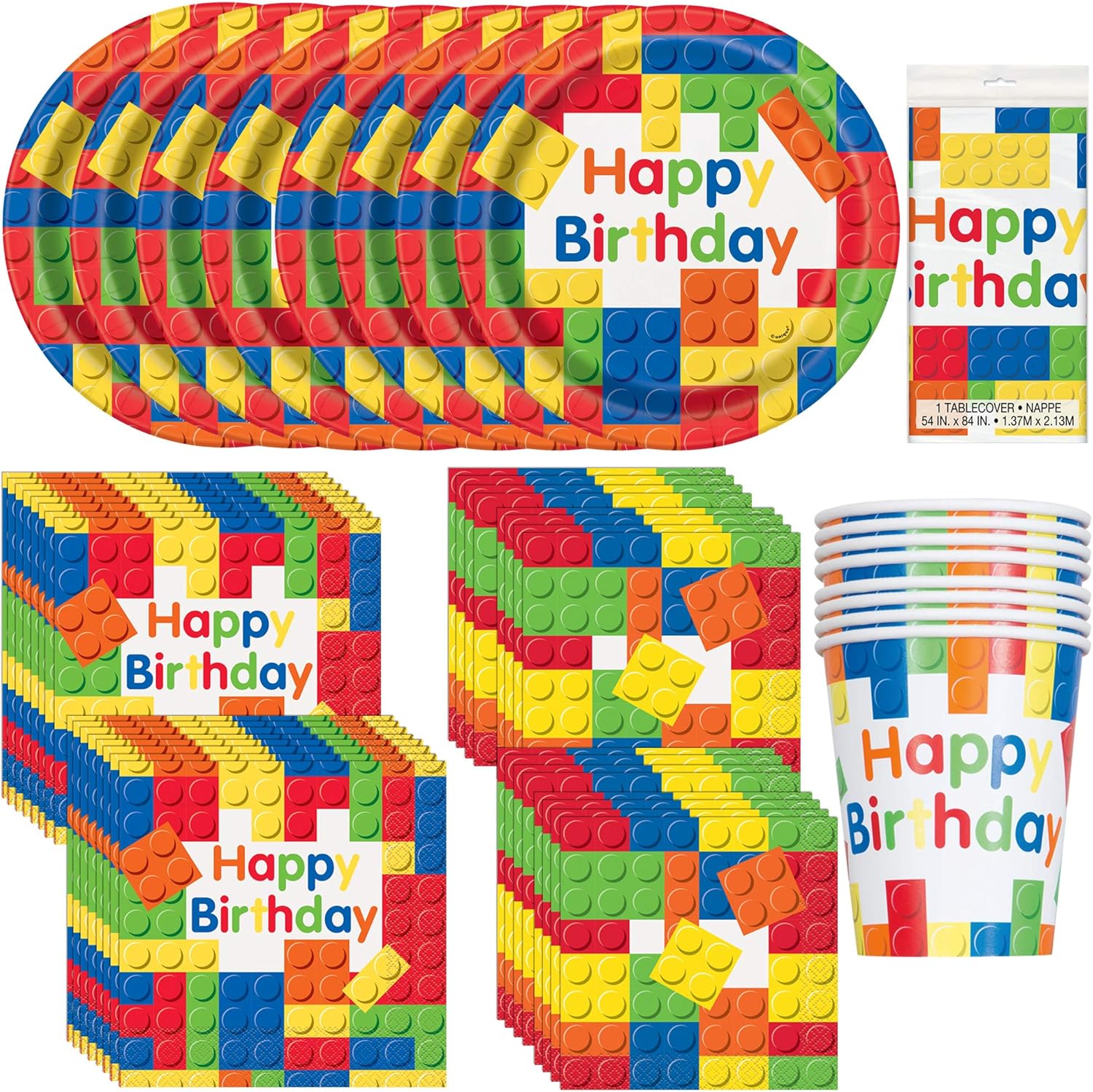 Unique Building Blocks Party Bundle for Kids