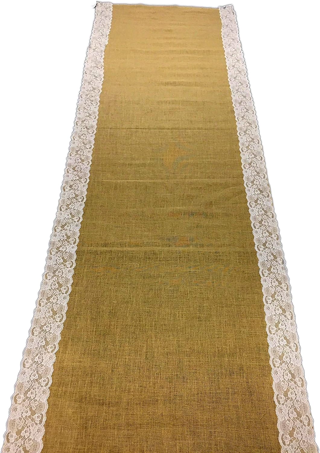 AAYU Premium 40 Inch x 10 Foot Burlap Aisle Runner