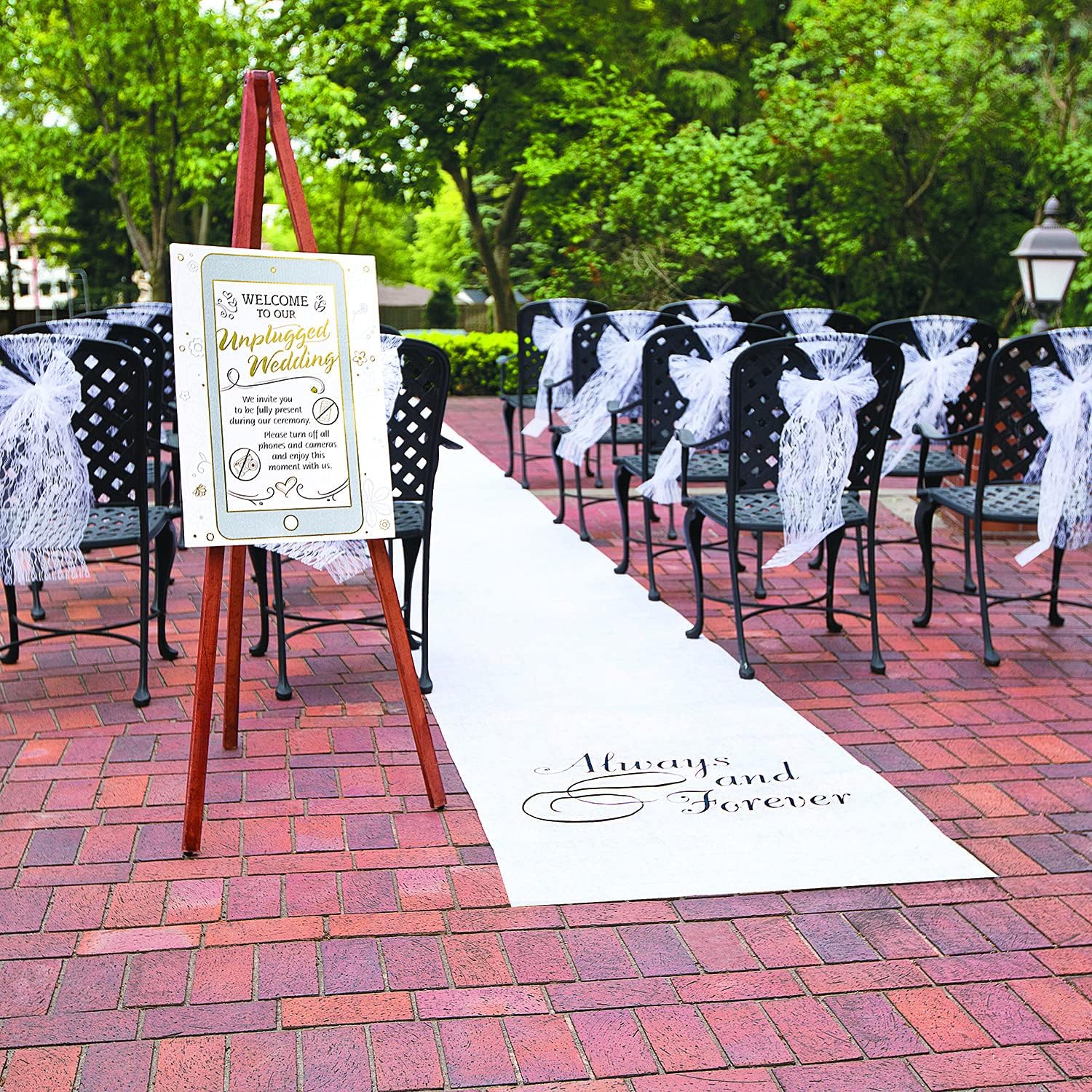 Fun Express Aisle Runner for Wedding Ceremony Outside 1