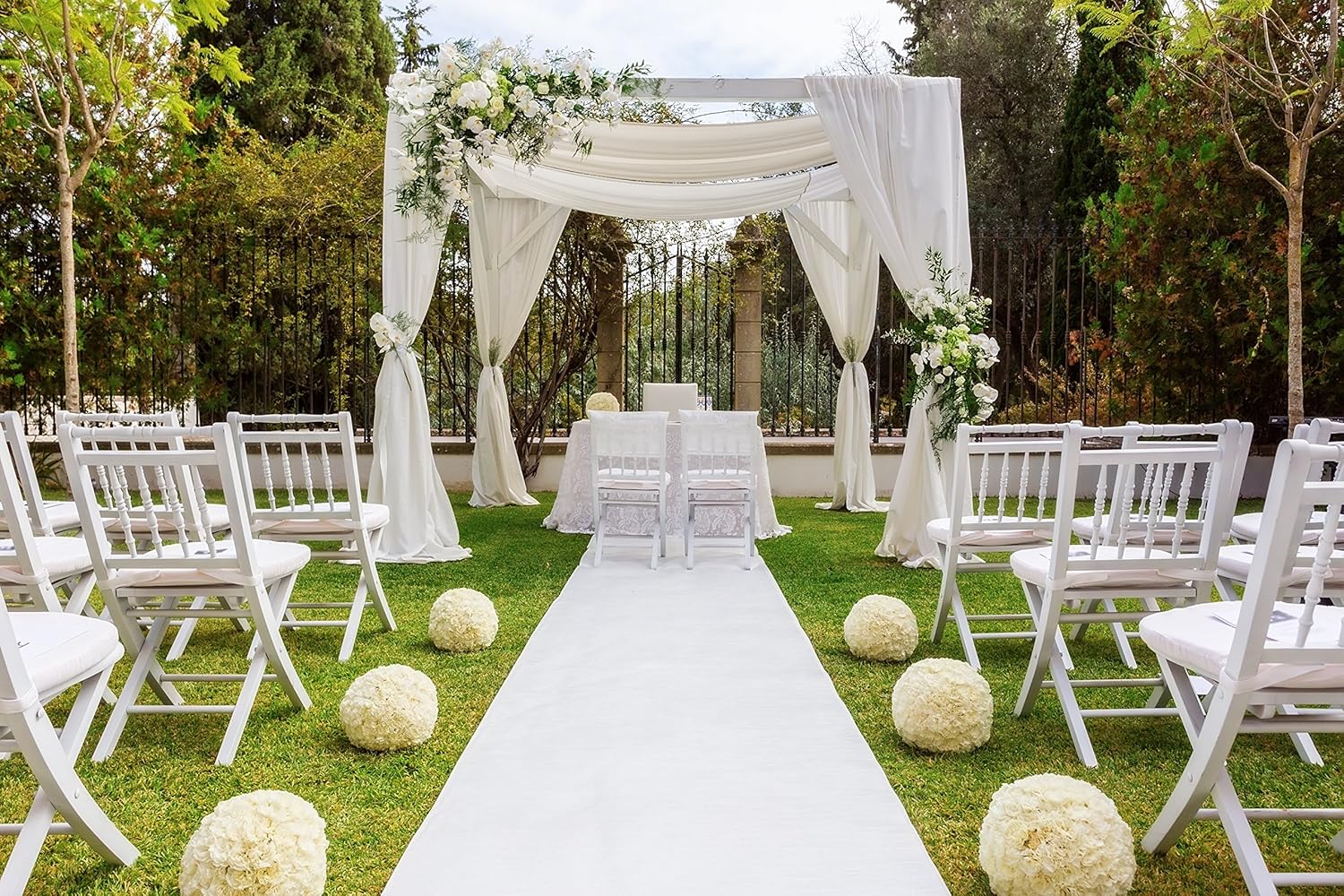 Wedding Aisle Runner - 4ft x 75ft Extra Wide Table Cover